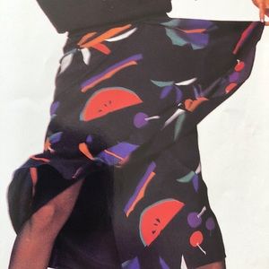 Escada by Margaretha Ley Silk Midi Skirt